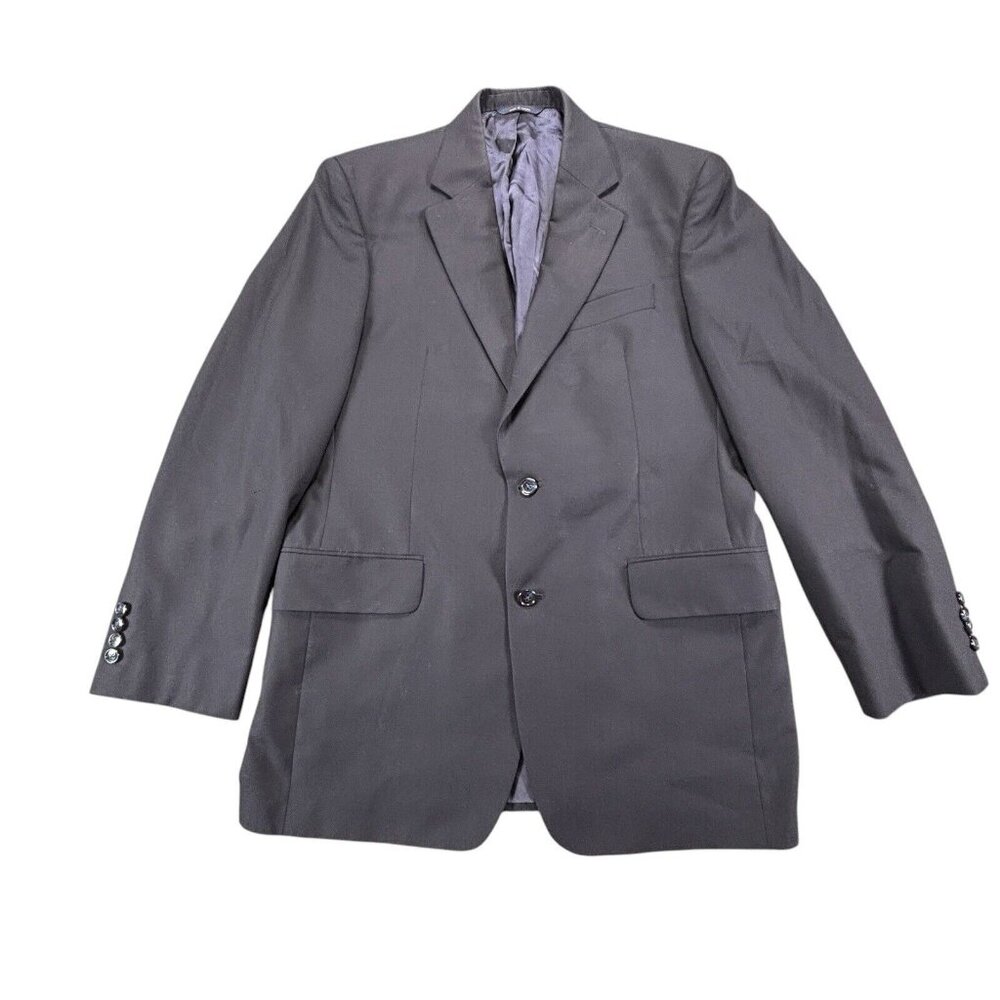 Brooks Brothers Loro Piana Brooksease Blazer Size 39R Dark Blue Wool Jacket